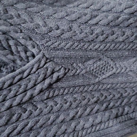 CASLON DARK GRAY LARGE KNIT SWEATER SIZE MEDIUM - Picture 5 of 9